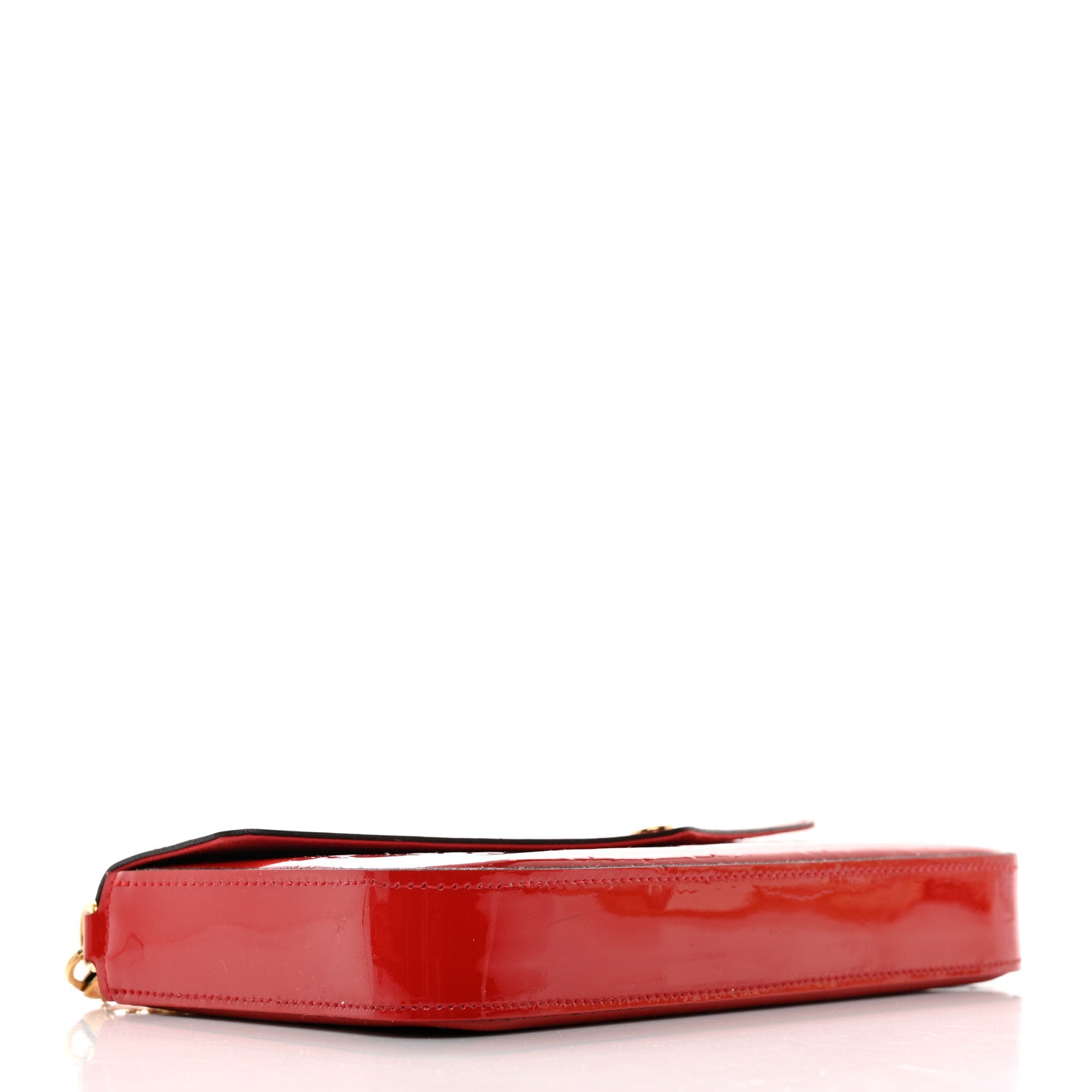 Louis Vuitton Vernis Felicie Pochette Chain Wallet Cherry 5 of 11