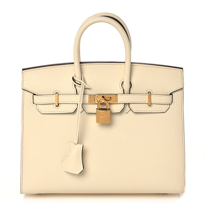 Hermes Epsom Birkin Sellier 25 Nata 1 of 33