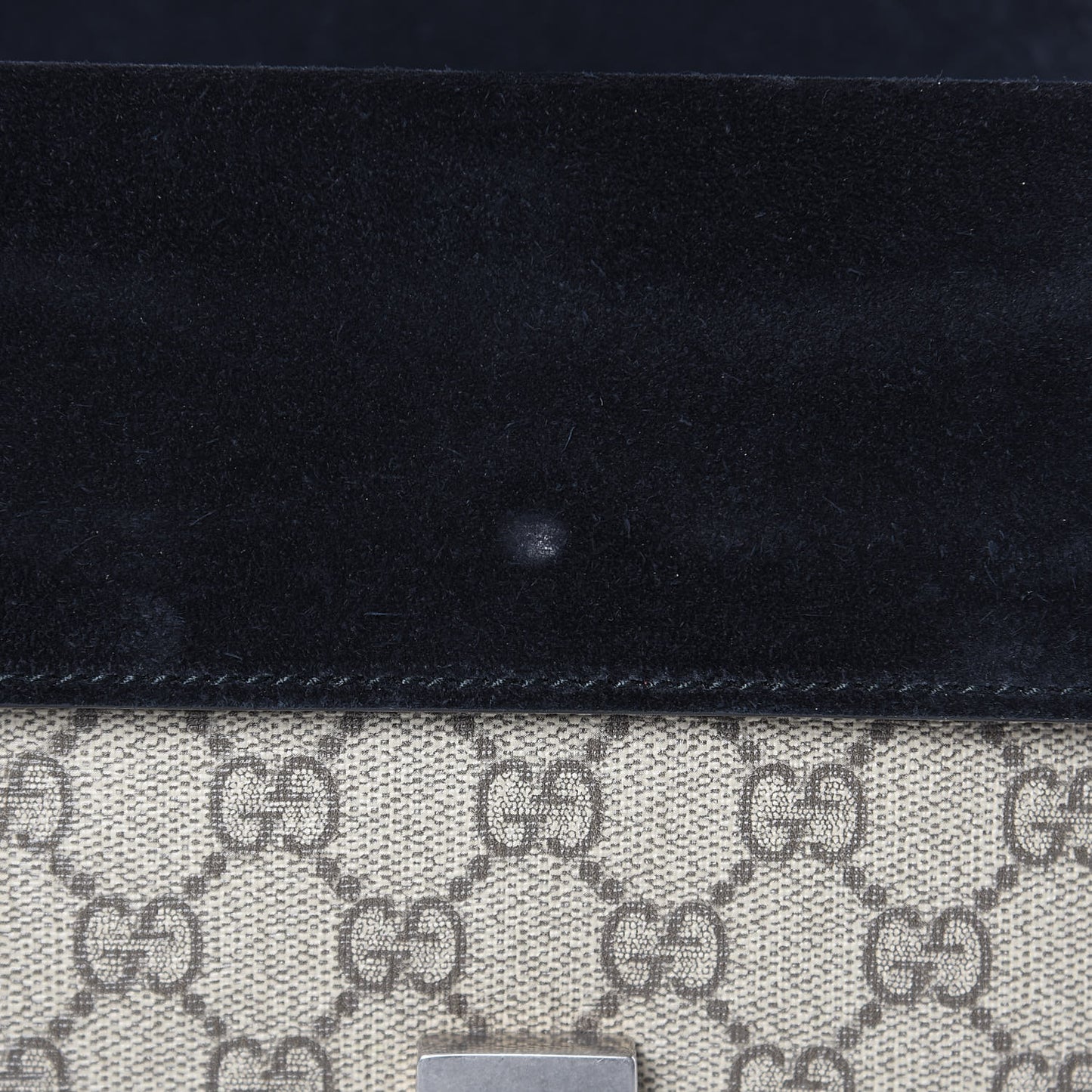 GG Supreme Monogram Mini Dionysus Shoulder Bag Black