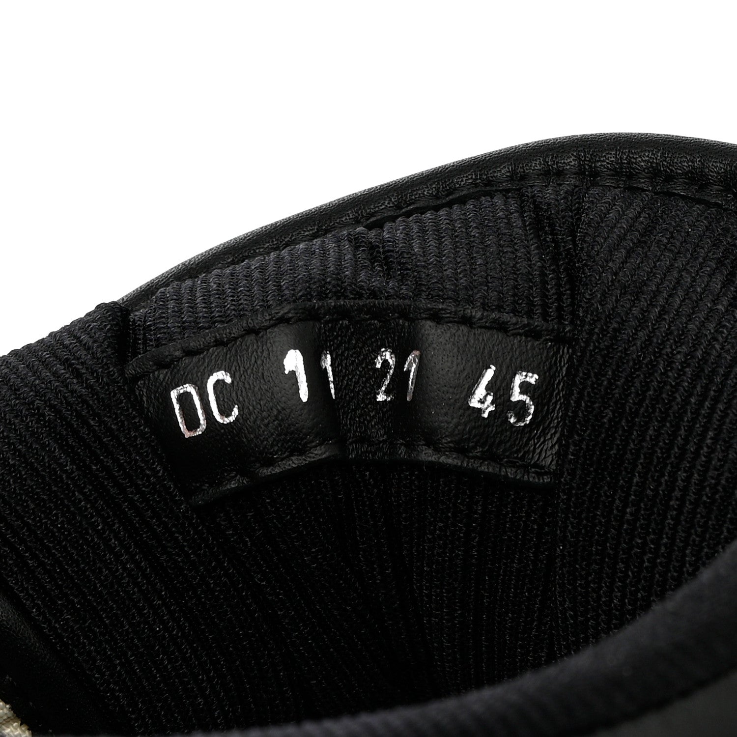 Christian Dior Smooth Calfskin Jacquard Oblique Mens B27 High Top Sneakers 45 Coffee Cream Black 6 of 9