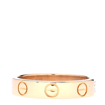 Cartier 18K Yellow Gold 3.5mm LOVE Wedding Band Ring 47 4 1 of 5