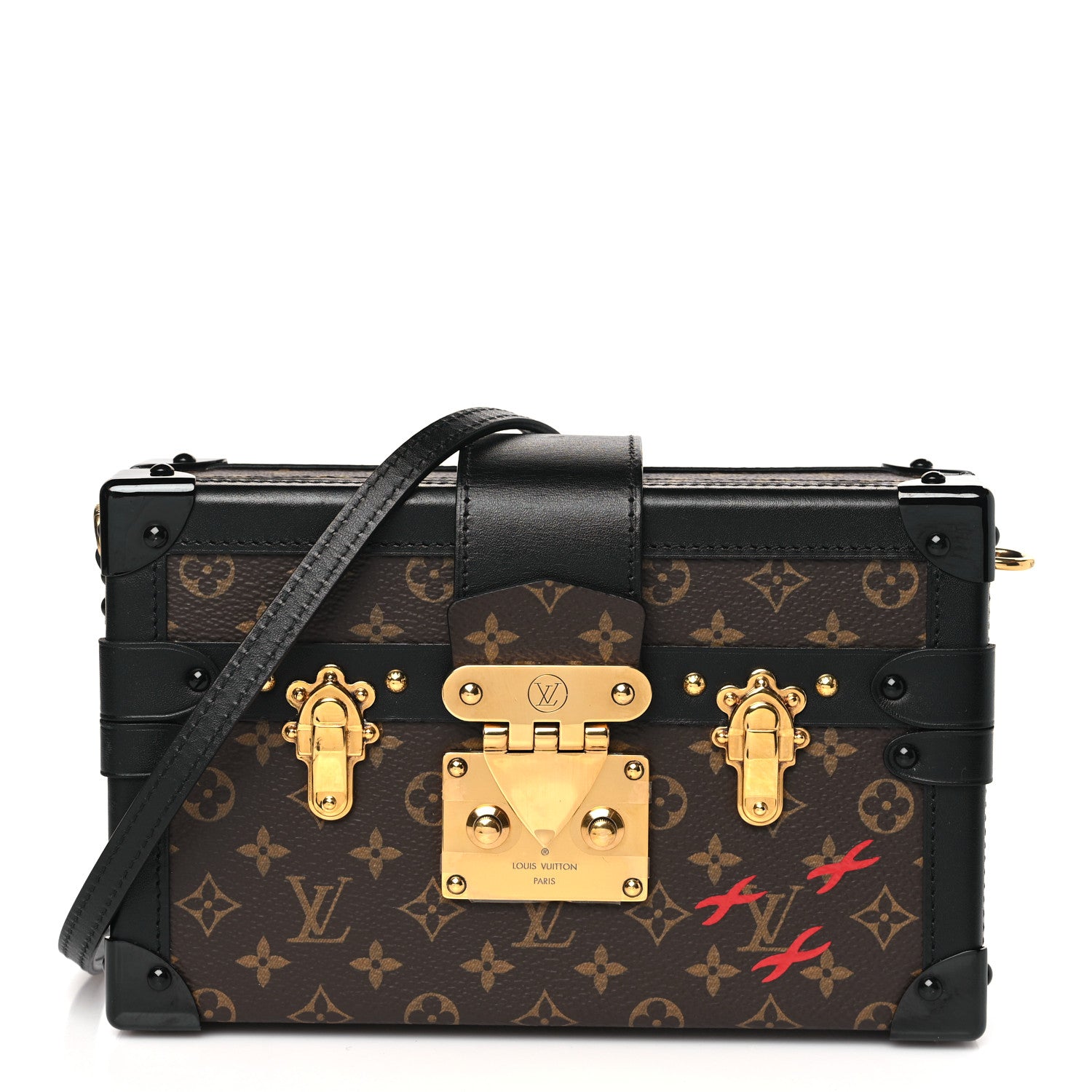 Louis Vuitton Monogram Petite Malle Black 1 of 9