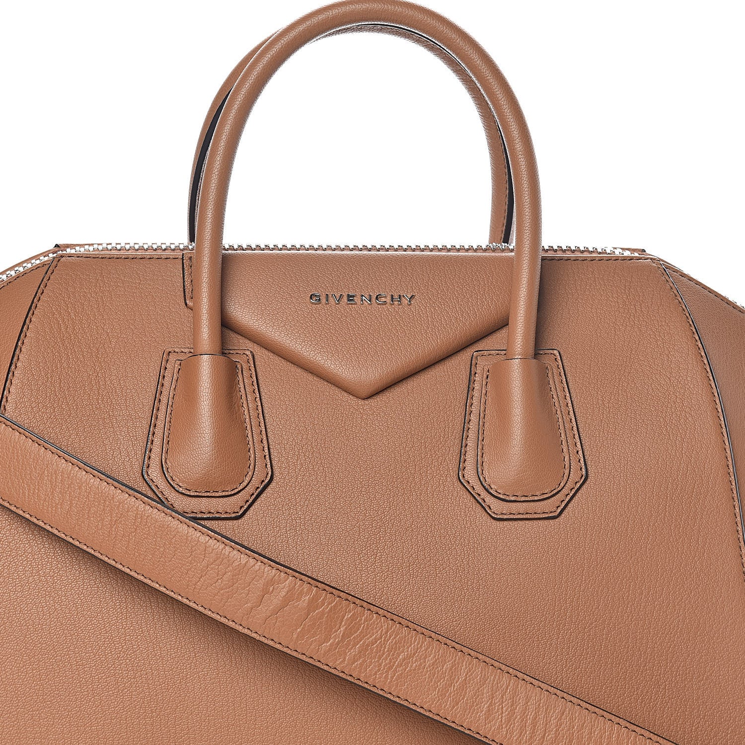 Givenchy Sugar Goatskin Medium Antigona Caramel 7 of 9