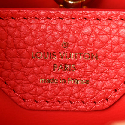Louis Vuitton Taurillon Capucines BB Hibiscus Flamingo 6 of 11