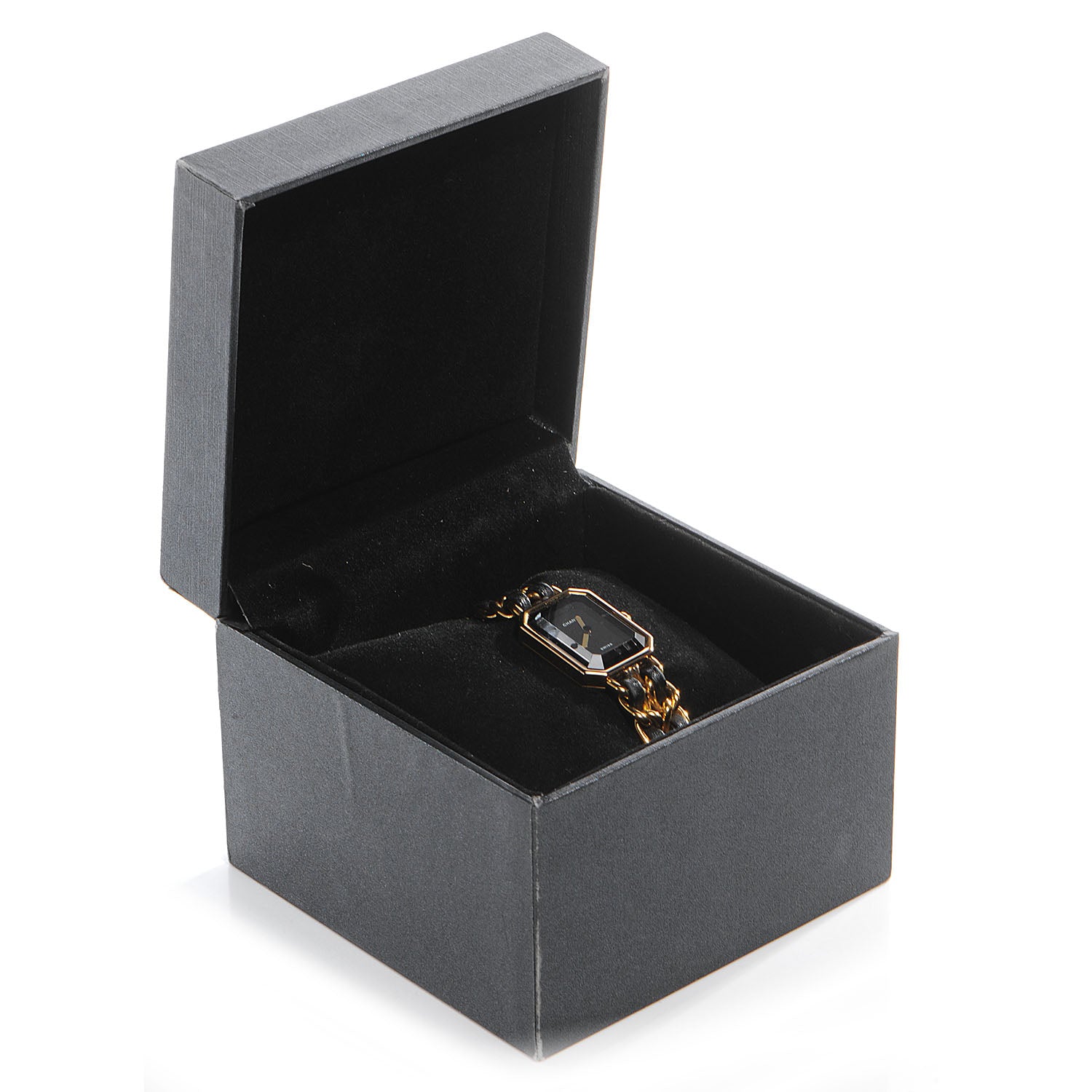 Chanel Stainless Steel Lambskin 20mm Chain Premiere Quartz Watch Gold L 6 of 7