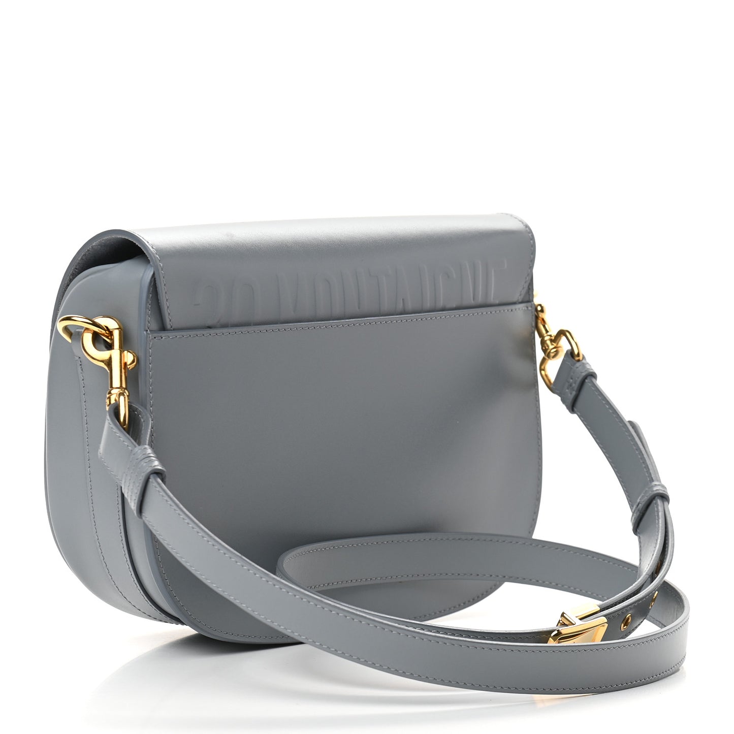 Box Calfskin Medium Bobby Flap Gray