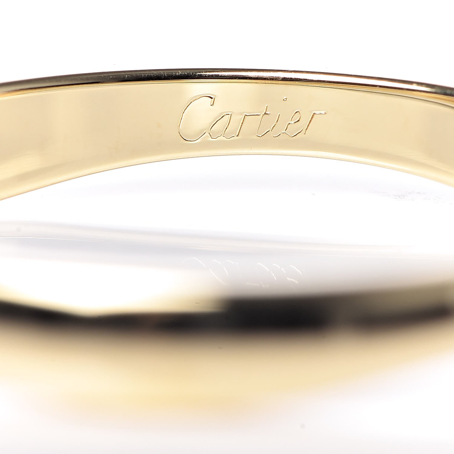 Cartier 18K Yellow White Gold Wave Double Ring 62 10 5 of 10