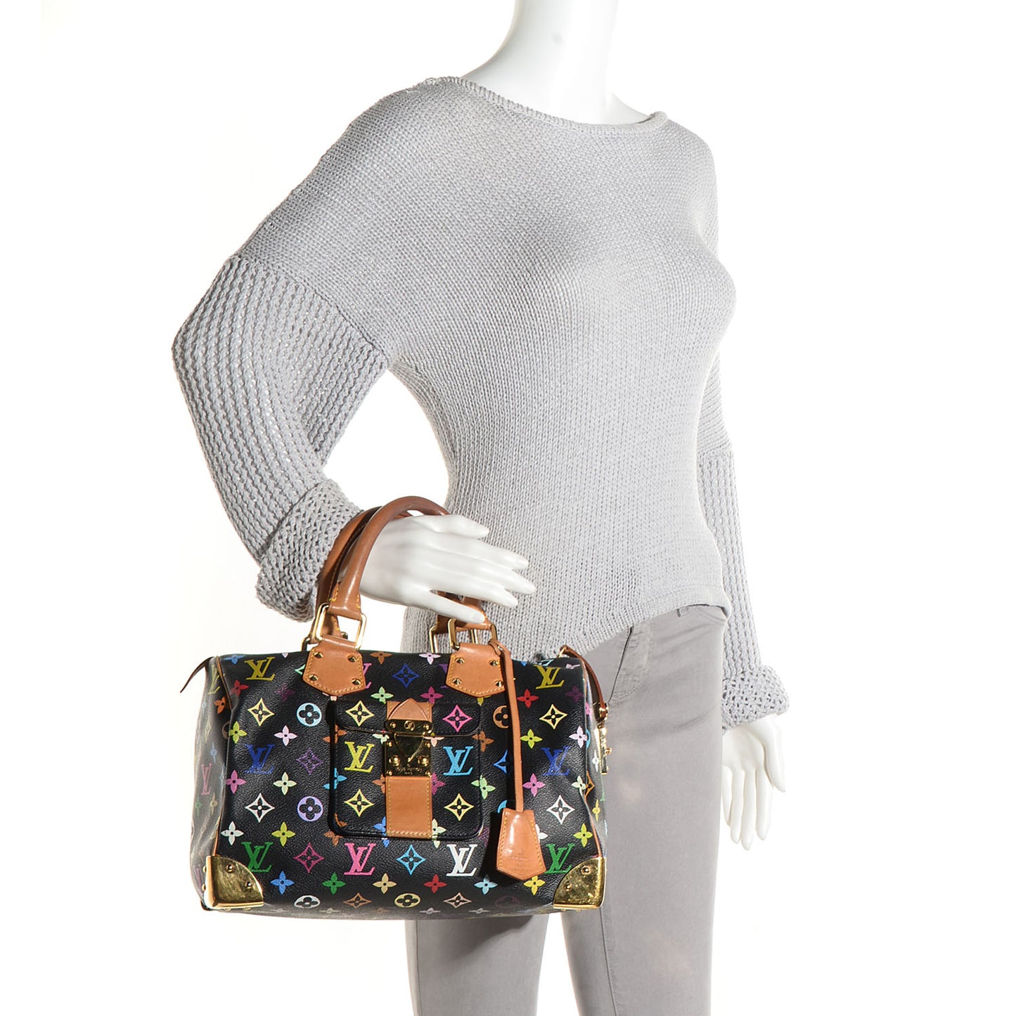 Monogram Multicolor Speedy 30 Black