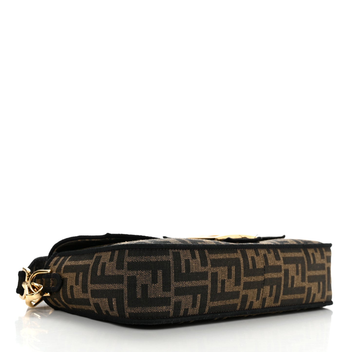 Fabric Jacquard FF 1974 Medium Baguette Tobacco Moro Black