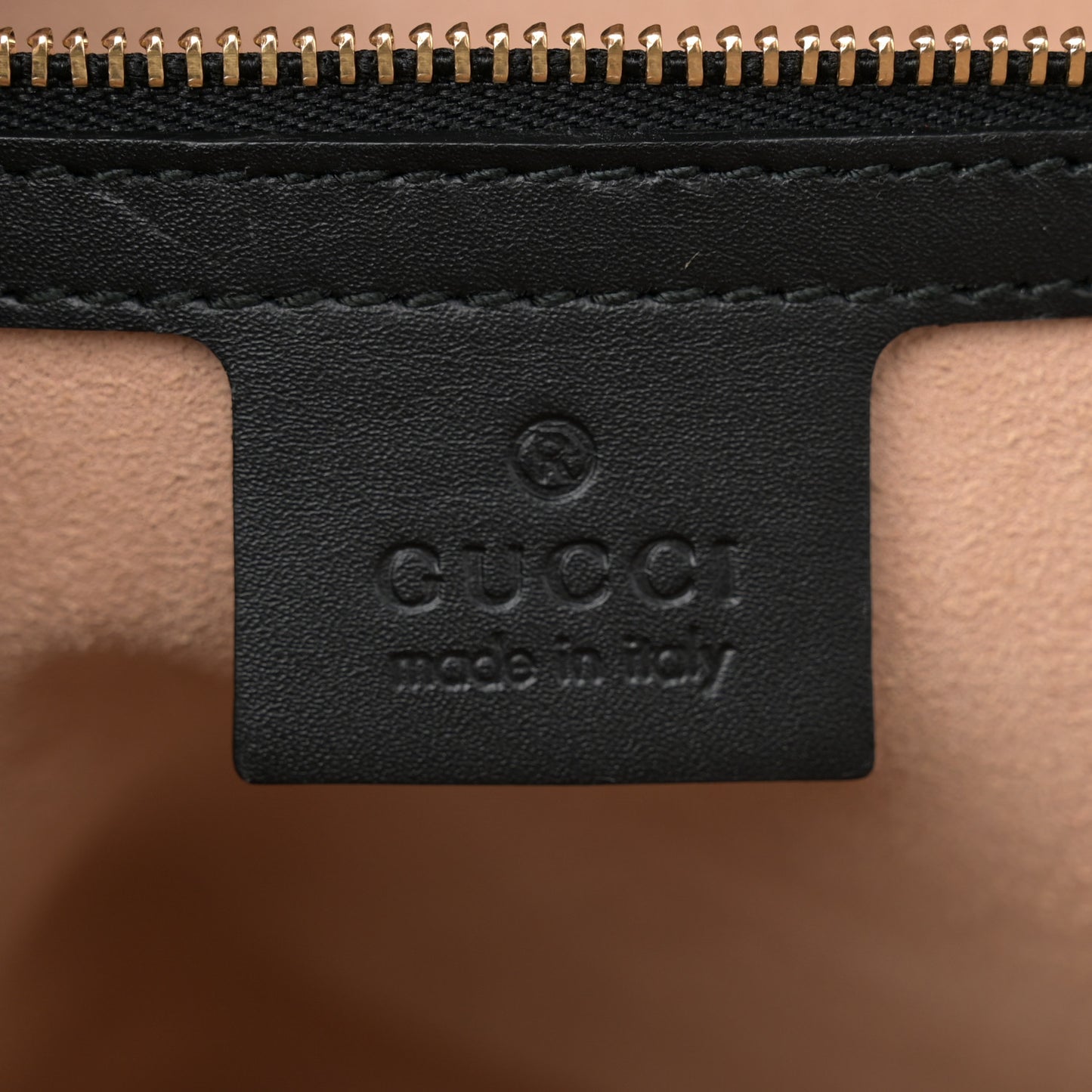Suede Patent GG Web Medium Ophidia Tote Bag Black