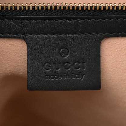 Gucci Suede Patent GG Web Medium Ophidia Tote Bag Black 6 of 13