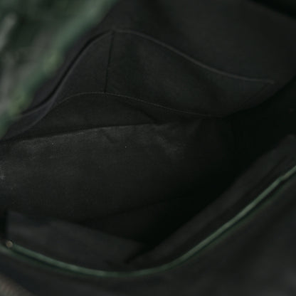 Bottega Veneta Smooth Calfskin Intrecciato Borsa Backpack Pine 5 of 13