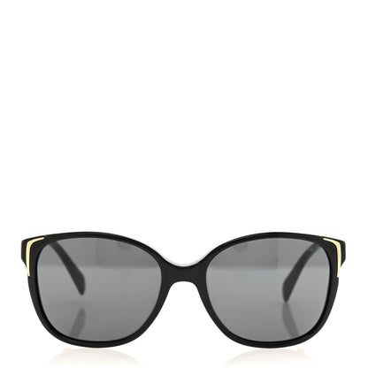 Prada Acetate Sunglasses SPR 01O Black 2 of 7