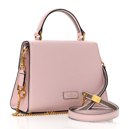 Valentino Garavani Grainy Calfskin Small VSling Top Handle Bag Rose Quartz 2 of 9