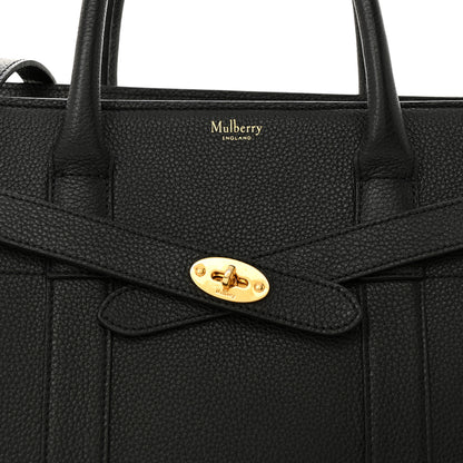 Mulberry Classic Grain Small Bayswater Zip Tote Black 6 of 11