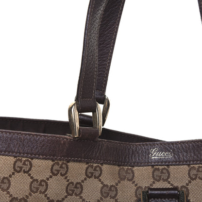 Gucci Monogram Large Abbey Tote Dark Brown 14 of 21