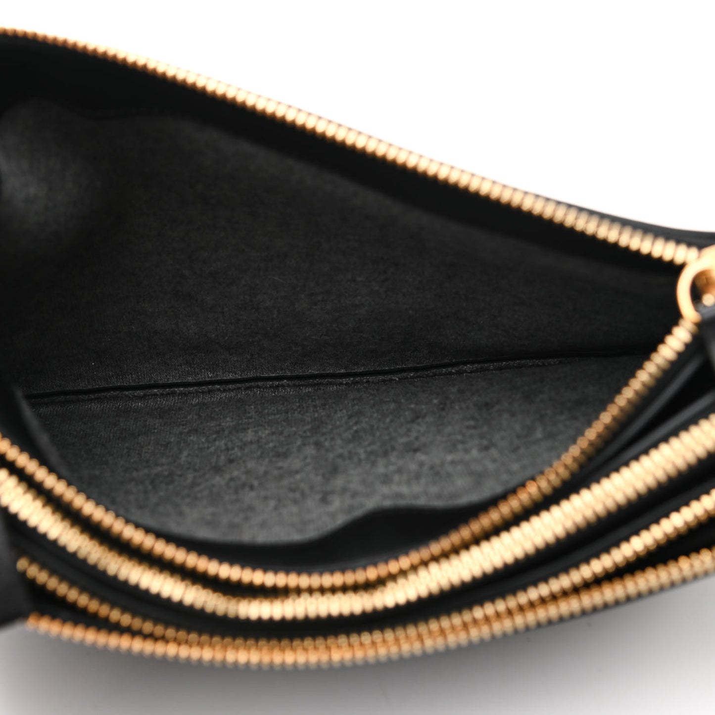 Lambskin Large Trio Crossbody Bag Black