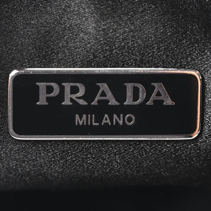 Prada Satin Crystal Re-Edition 2005 Shoulder Bag Black 5 of 9