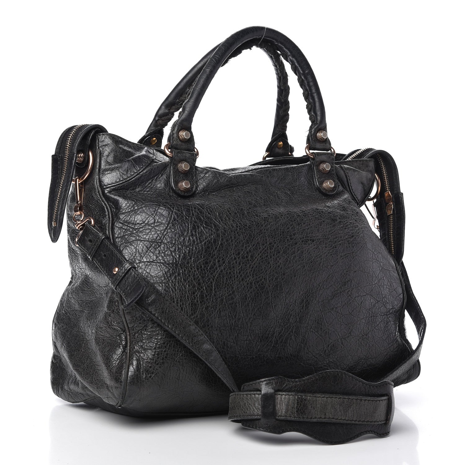 Balenciaga Agneau Giant 12 Rose Gold Hardware Velo Black 3 of 9