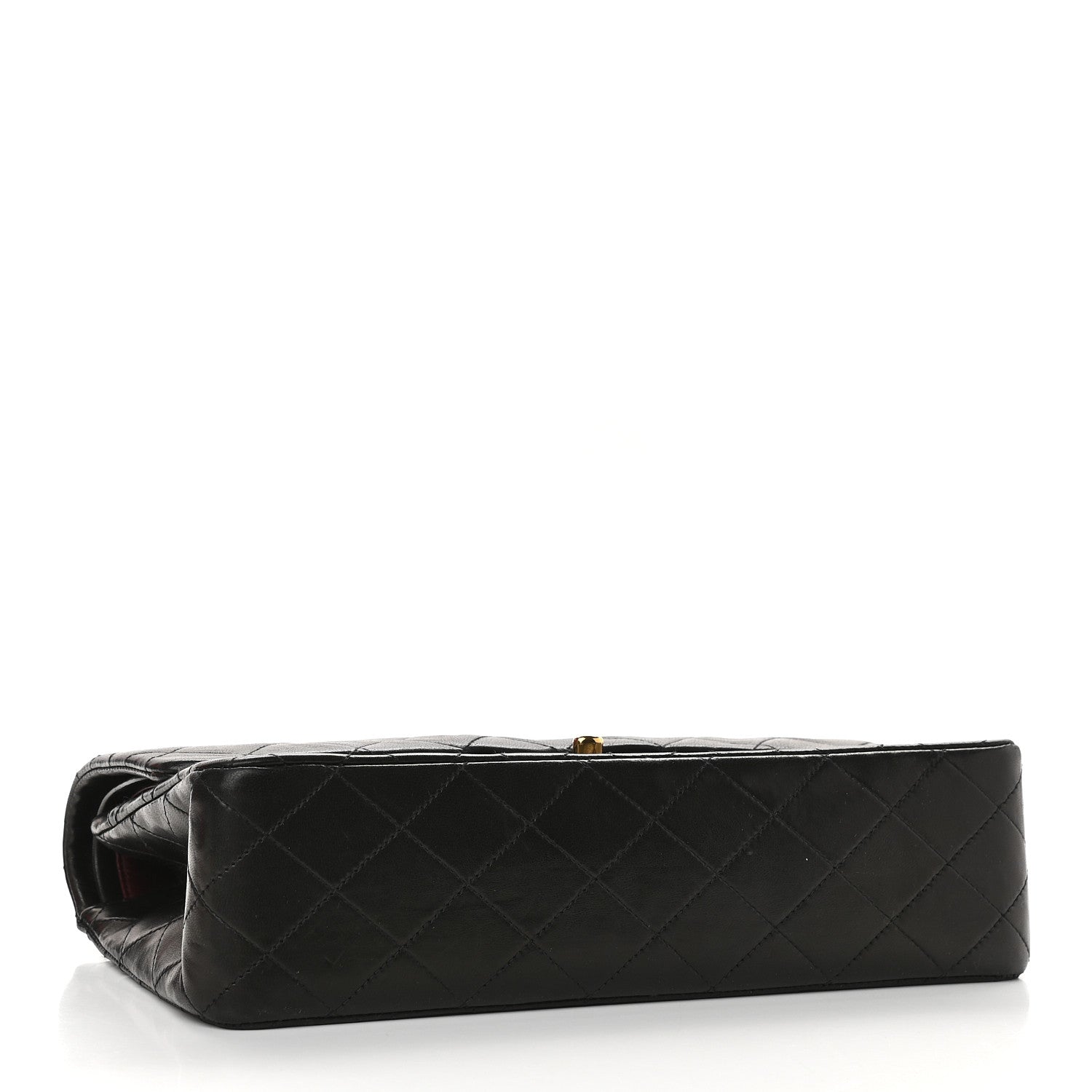 Chanel Lambskin Quilted Medium Double Flap Black 4 of 9