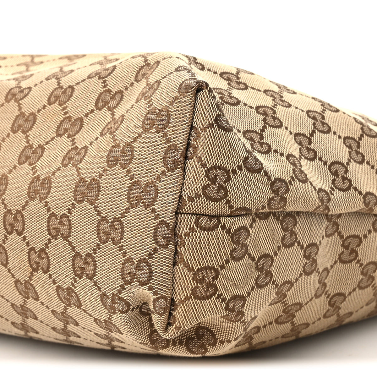 Gucci Monogram Web Medium Flat Messenger Bag Brown 10 of 10