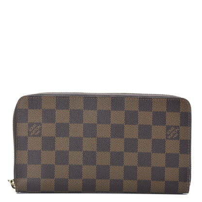 Louis Vuitton Damier Ebene Zippy Organizer Wallet 1 of 9