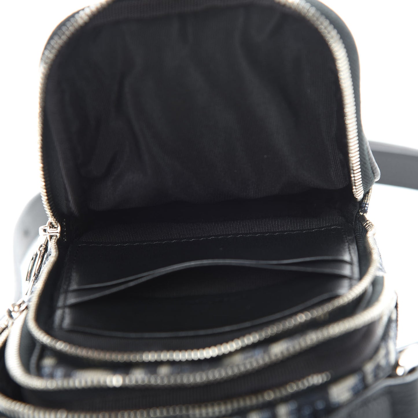 Oblique Crossbody Bag Blue