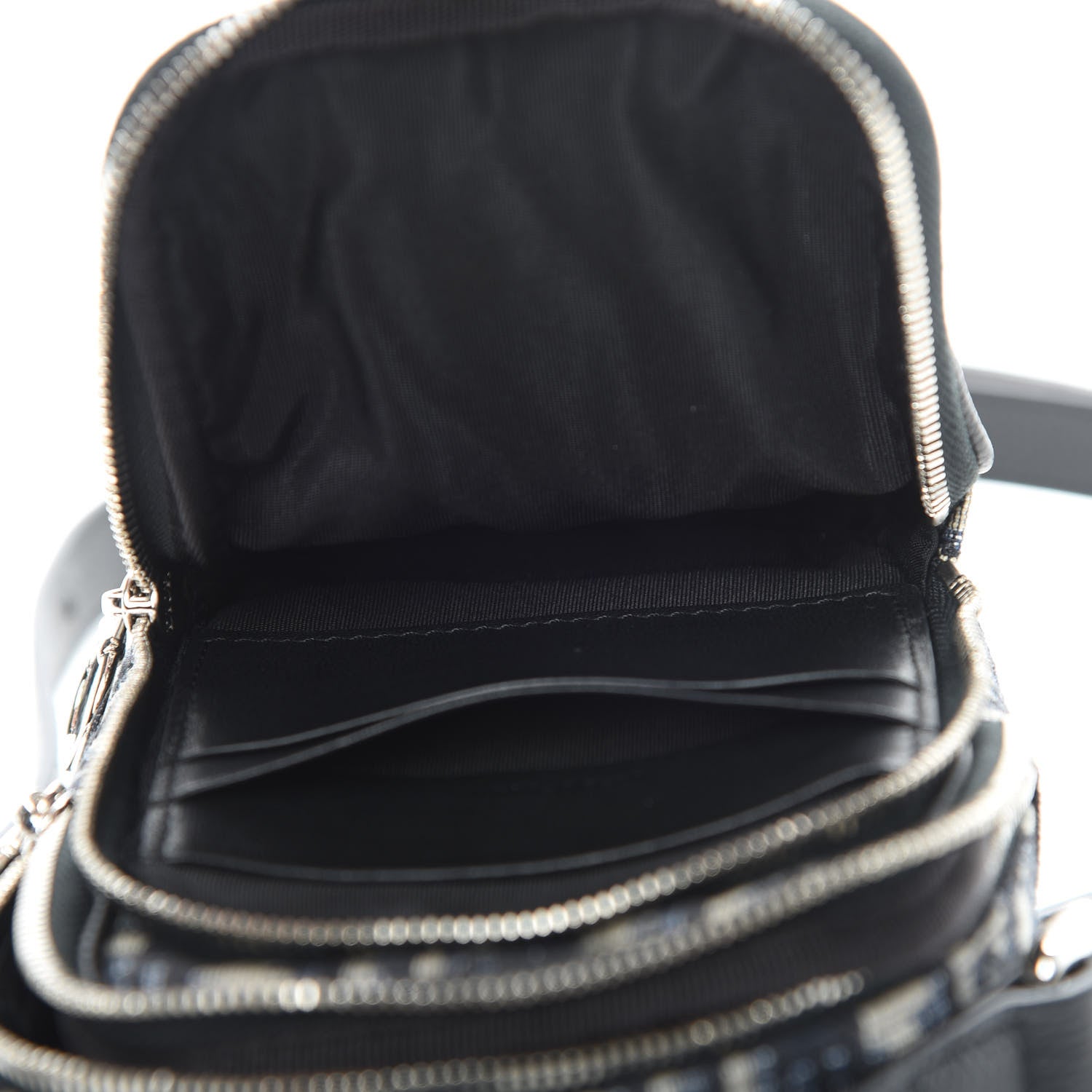Christian Dior Oblique Crossbody Bag Blue 6 of 11