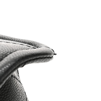 Chanel Caviar Quilted Sweet Vertical Shopping Tote Black 12 of 12