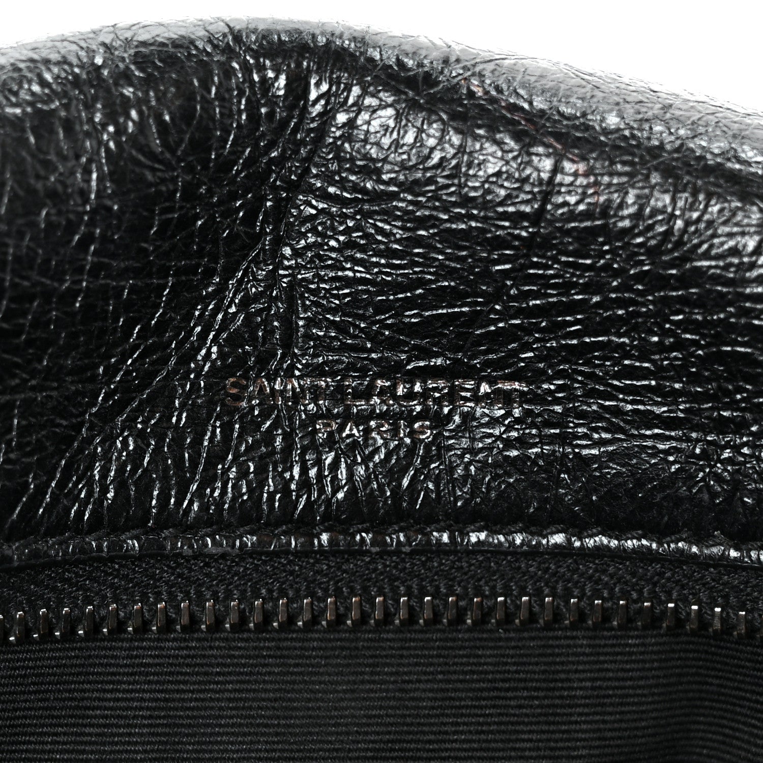 Saint Laurent Crinkled Calfskin Matelasse Monogram Medium Niki Chain Satchel Black 7 of 10
