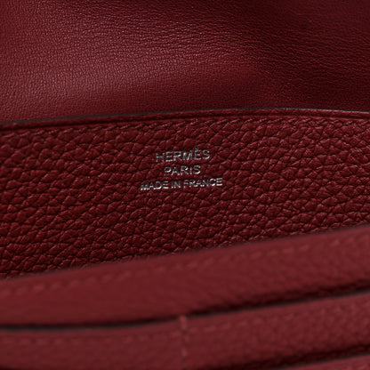 Hermes Togo Dogon Recto Verso Wallet Rubis 6 of 8