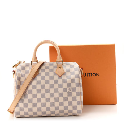 Louis Vuitton Damier Azur Speedy Bandouliere 25 10 of 10