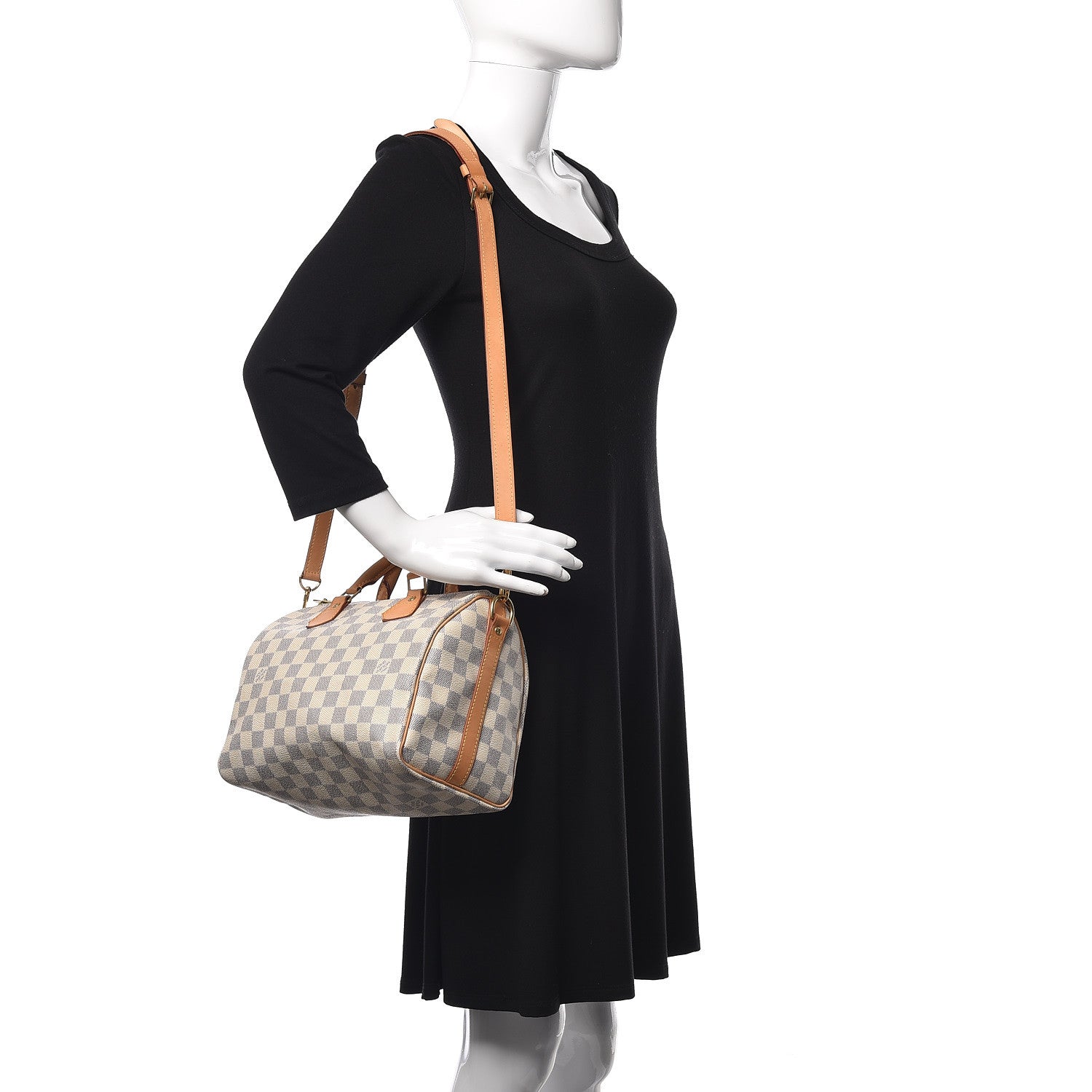 Louis Vuitton Damier Azur Speedy Bandouliere 25 2 of 11