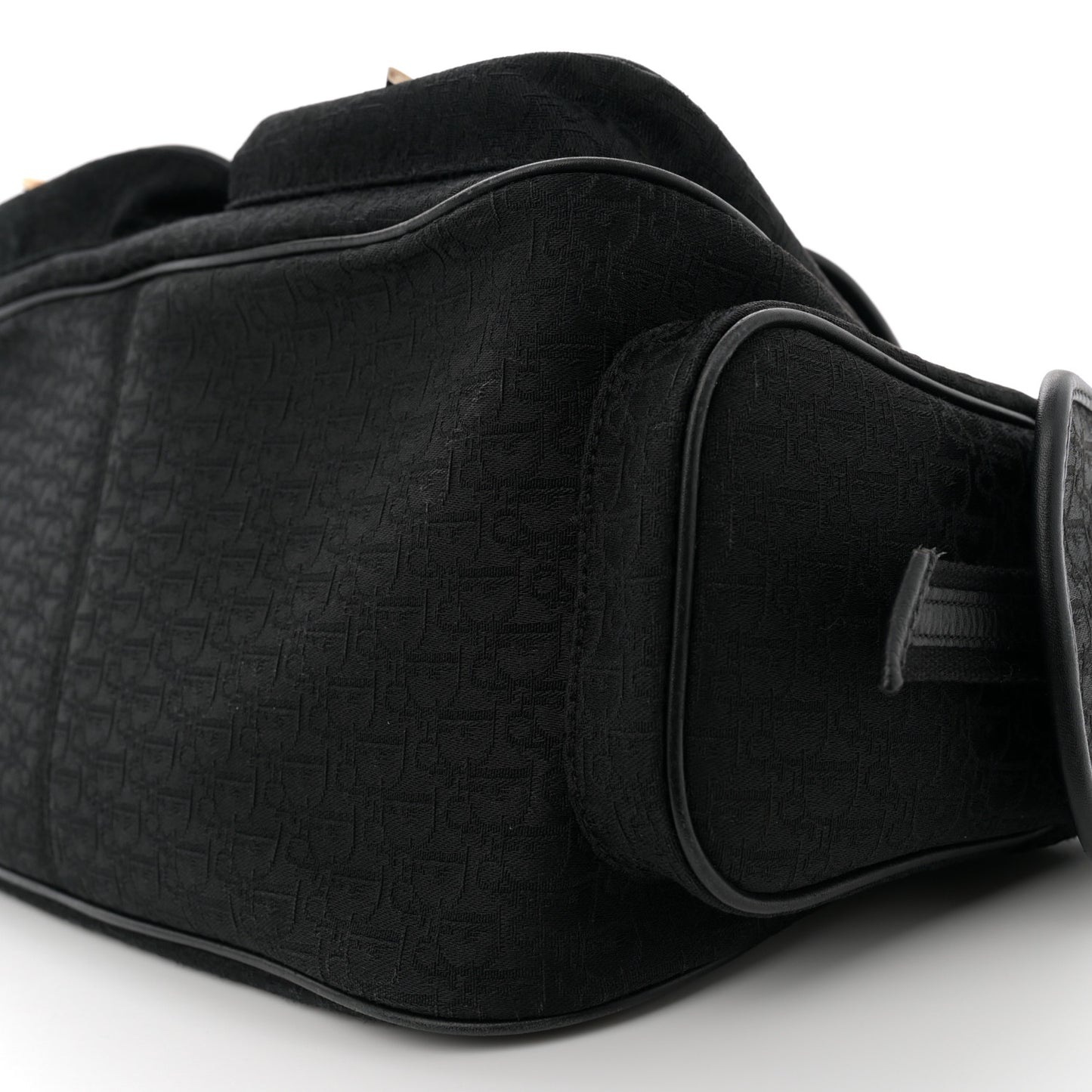 Monogram Pocket Satchel Black