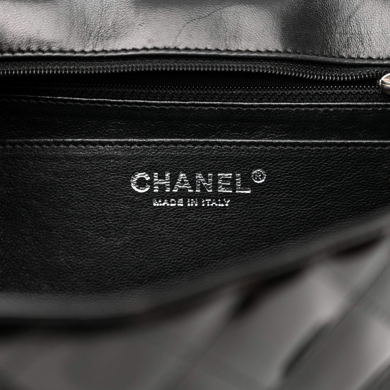 Chanel Patent Quilted Jumbo Single Flap Black 6 of 12