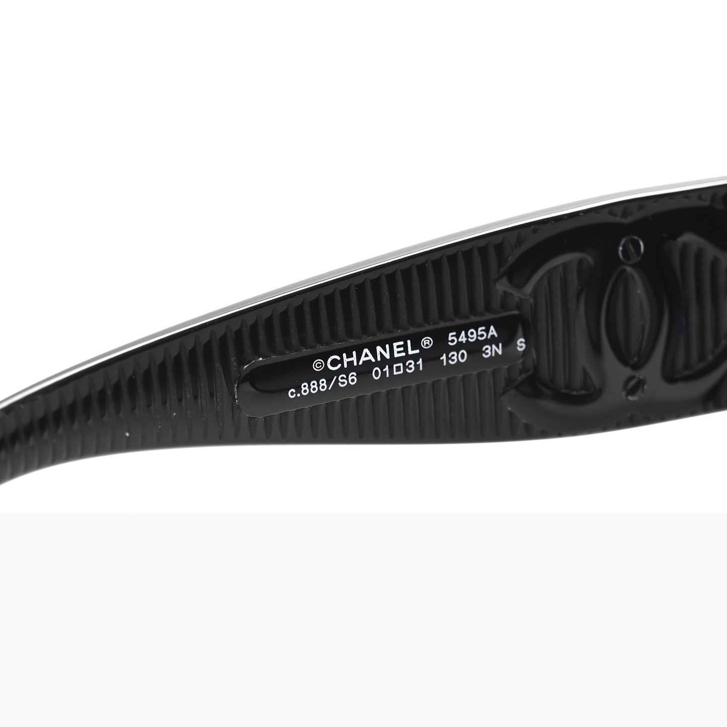 Acetate Shield Sunglasses 5495A Black