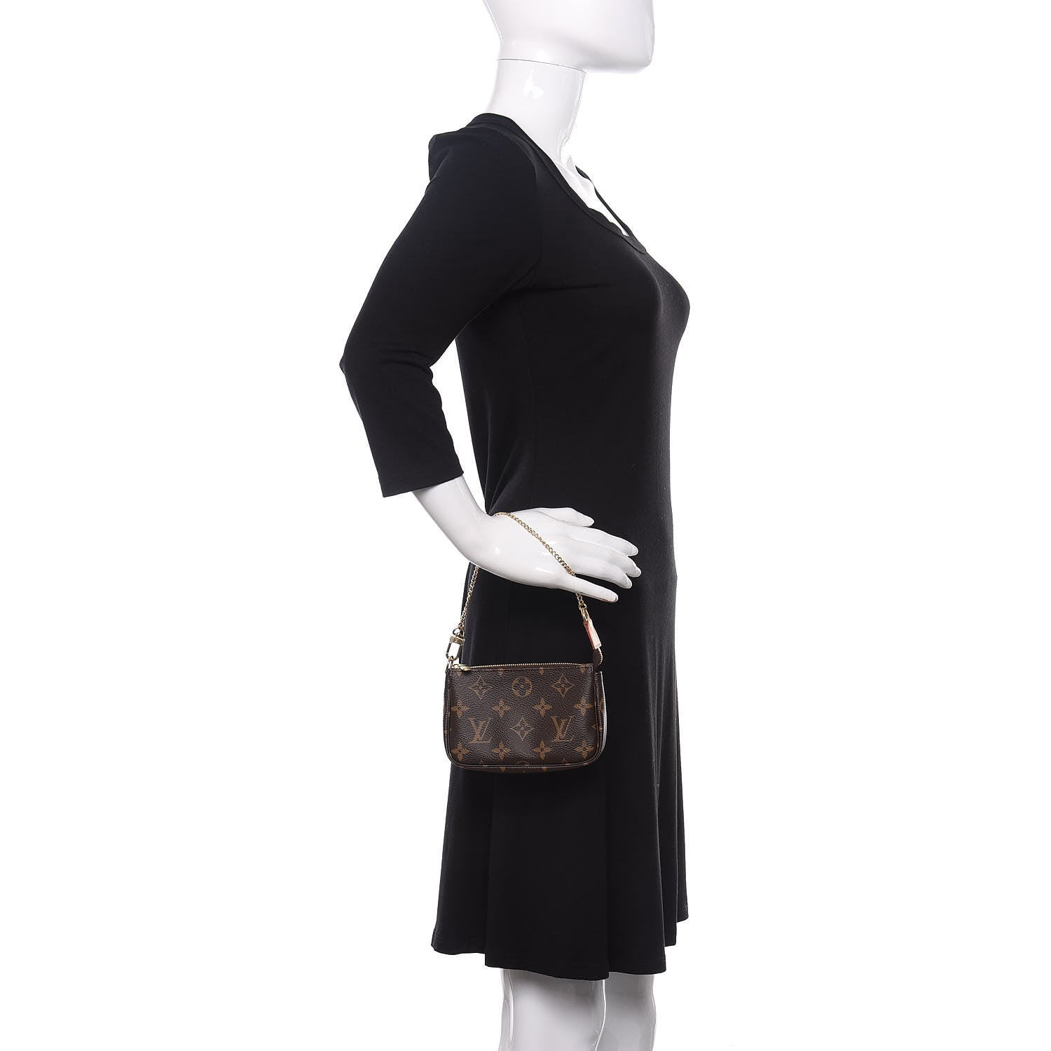 Louis Vuitton Monogram Mini Pochette Accessories 3 of 11