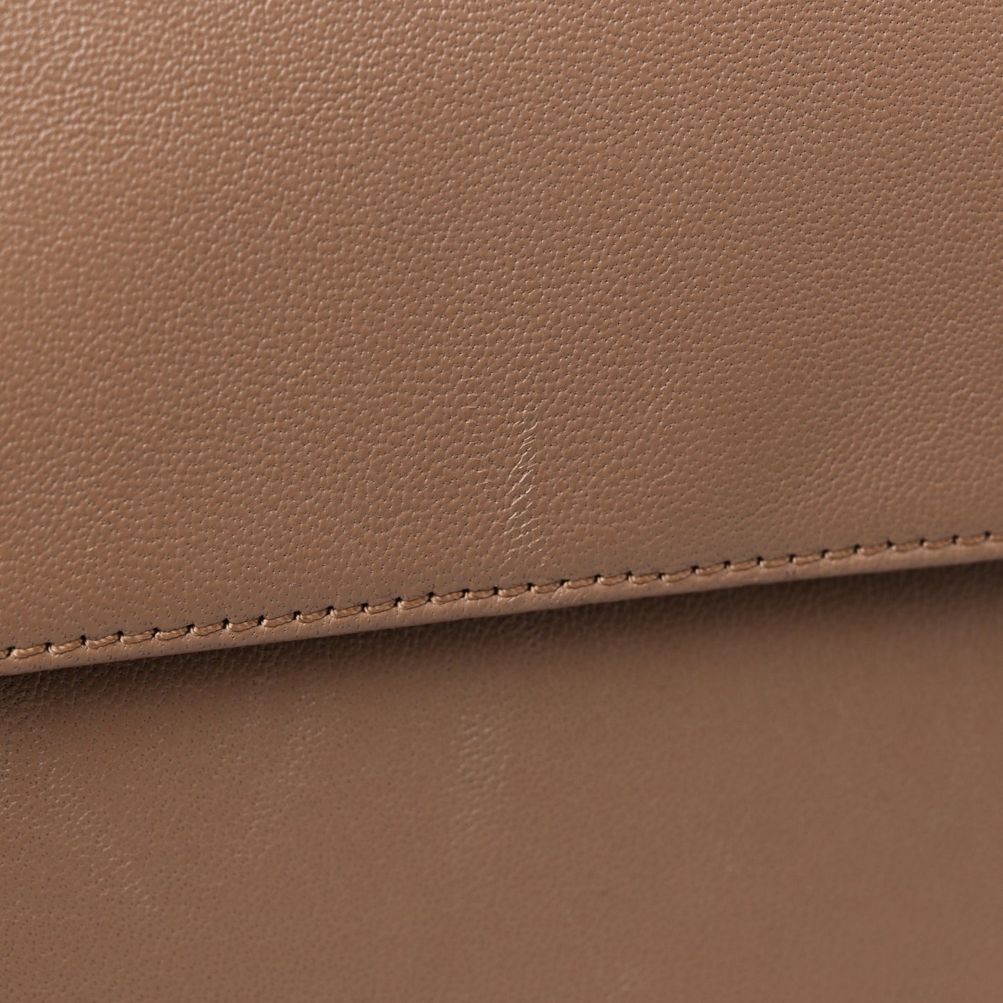 Sheepskin Quilted Vintage Mademoiselle Flap Beige