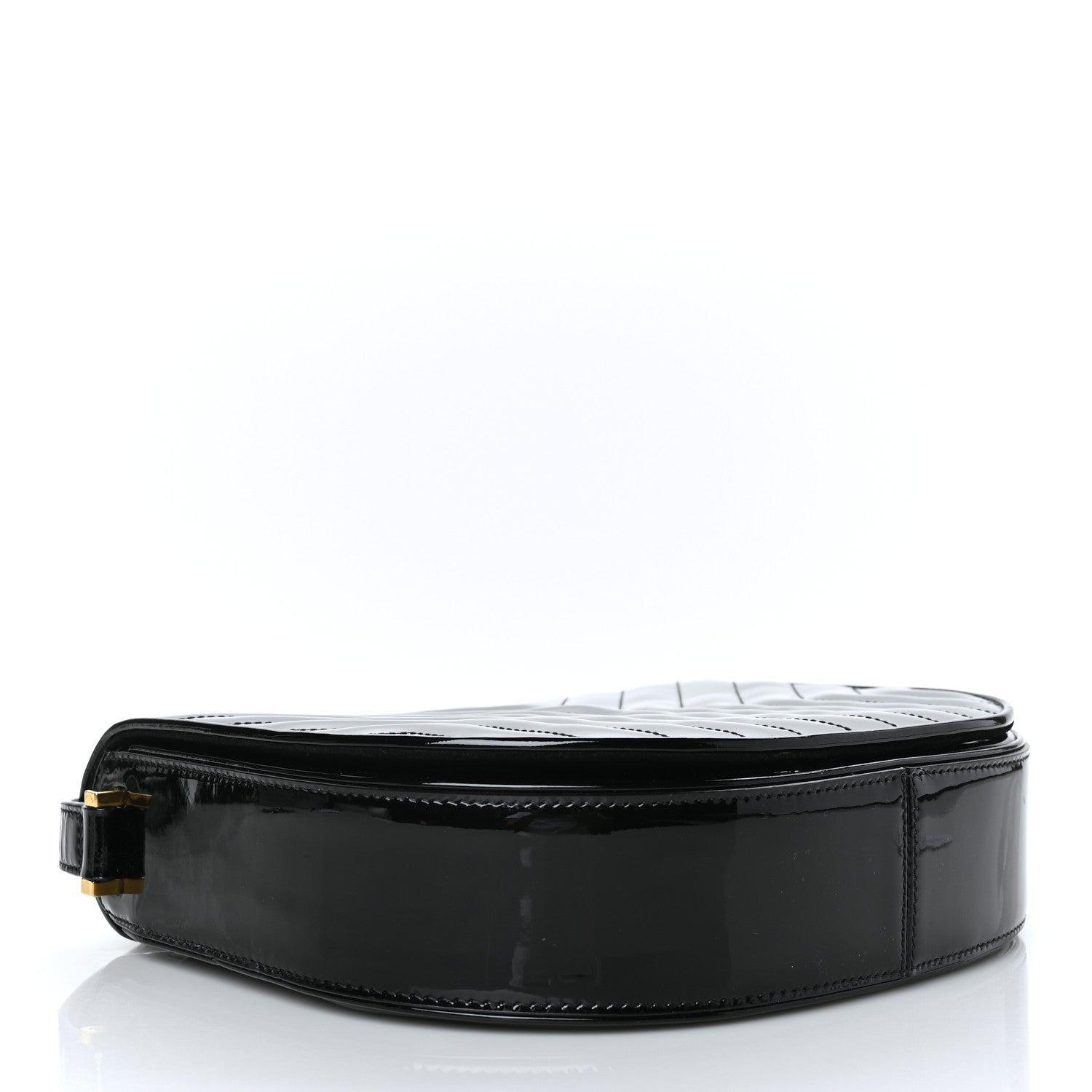 Saint Laurent Patent Y Quilted Joan Satchel Black 3 of 7