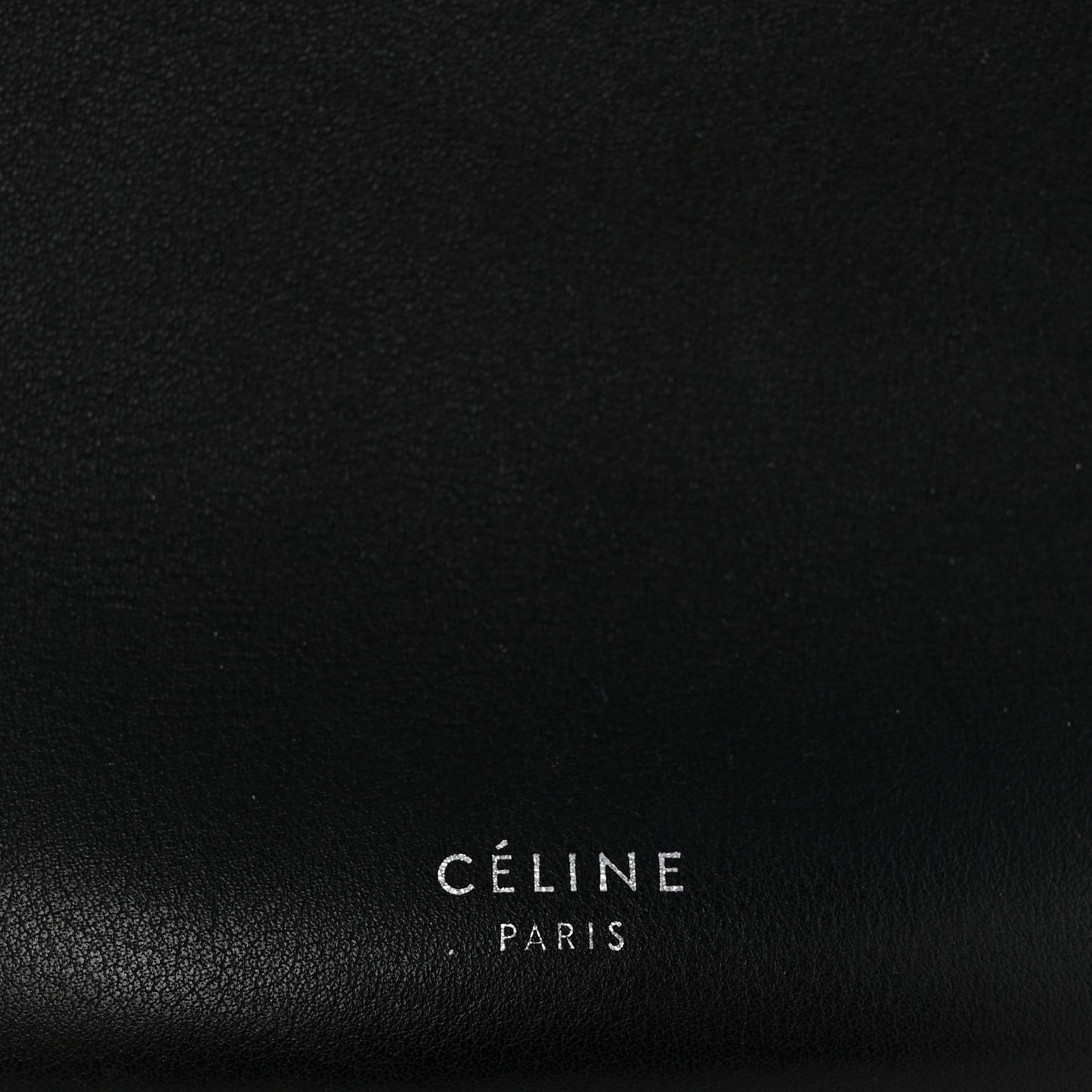 Supple Grained Calfskin Long Strap Big Bag Bucket Black