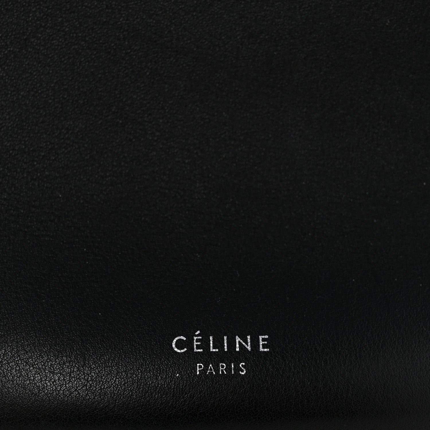 Celine Supple Grained Calfskin Long Strap Big Bag Bucket Black 6 of 14