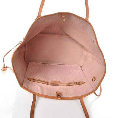 Louis Vuitton Damier Azur Neo Neverfull MM Rose Ballerine 5 of 13