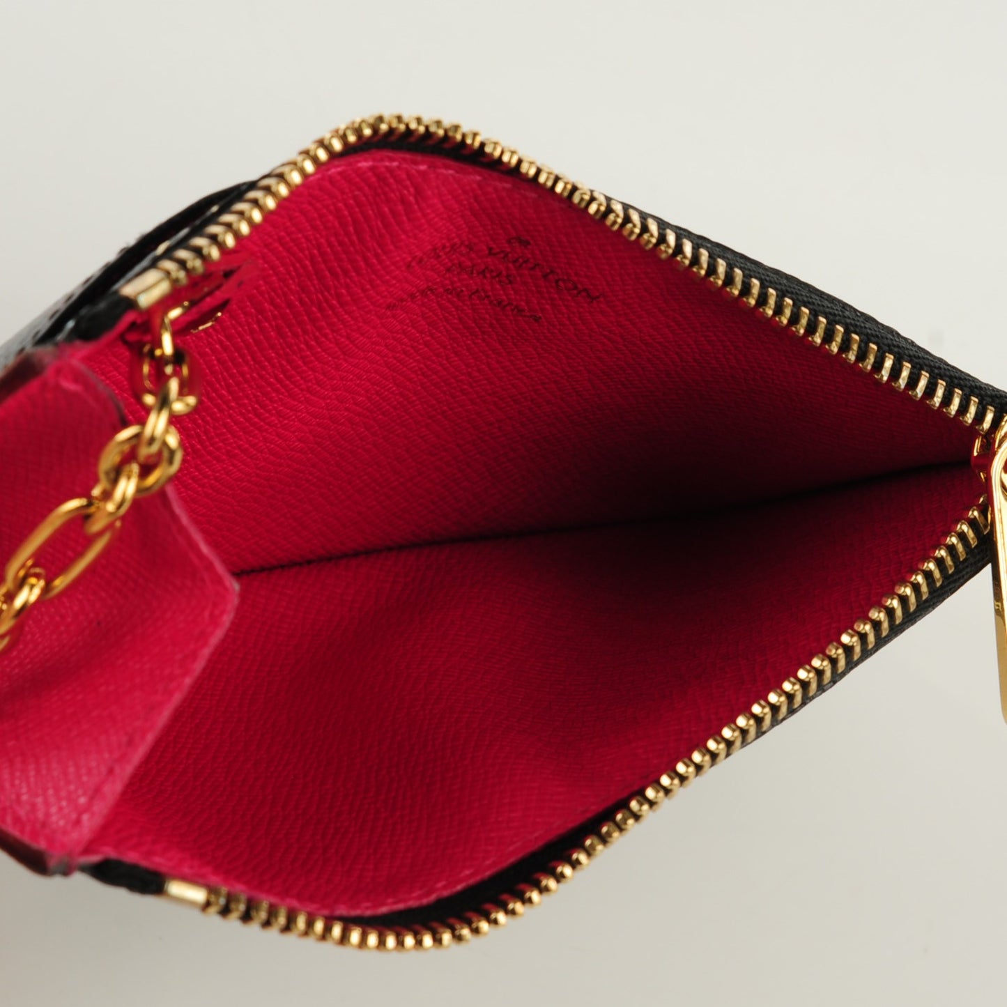 Monogram Multicolor Key Pouch Black Grenade
