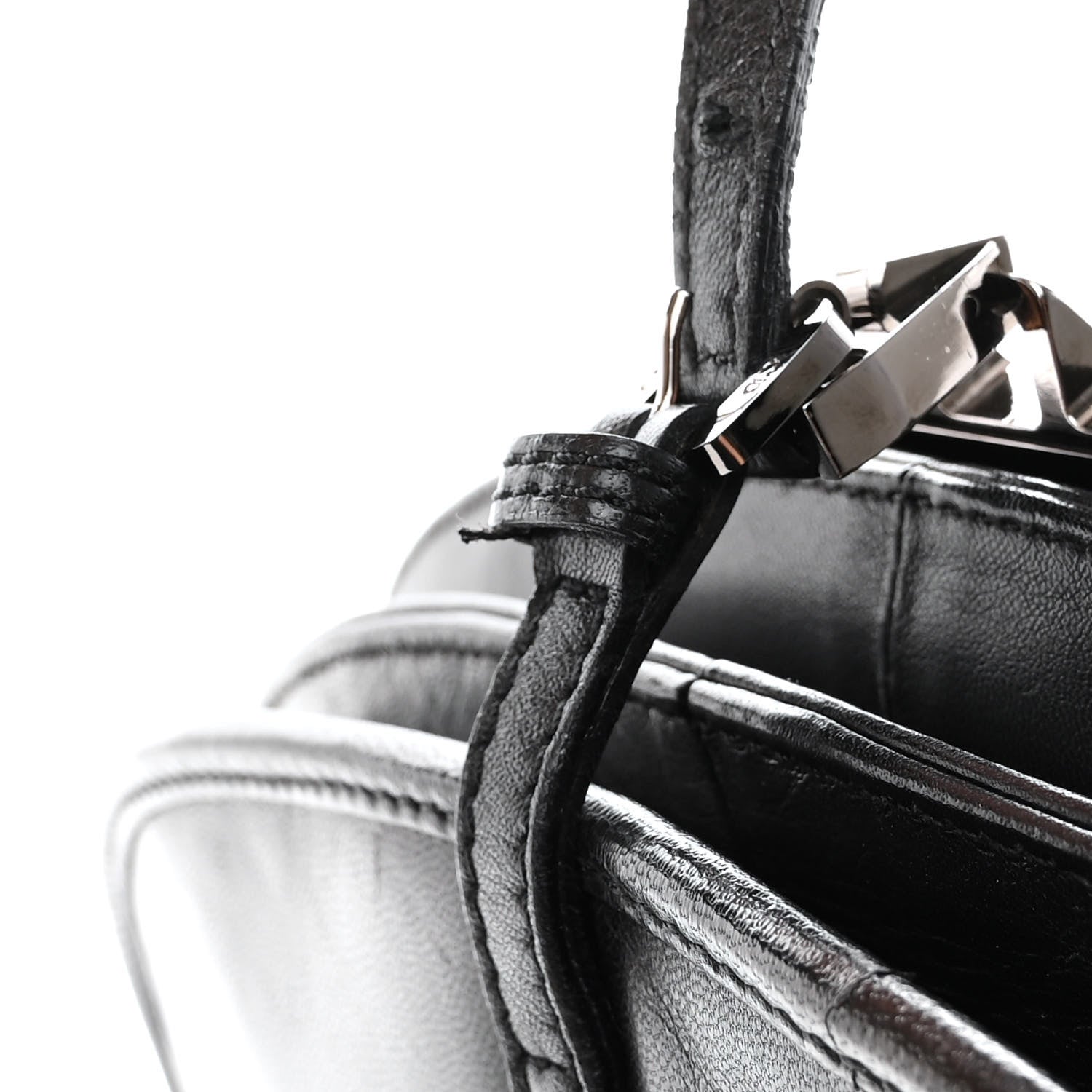 Christian Dior Lambskin Admit It Hobo Black 13 of 14
