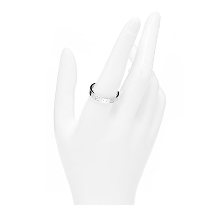 Gucci 18K White Gold 4mm Icon Thin Band Ring 59 8.75 2 of 6