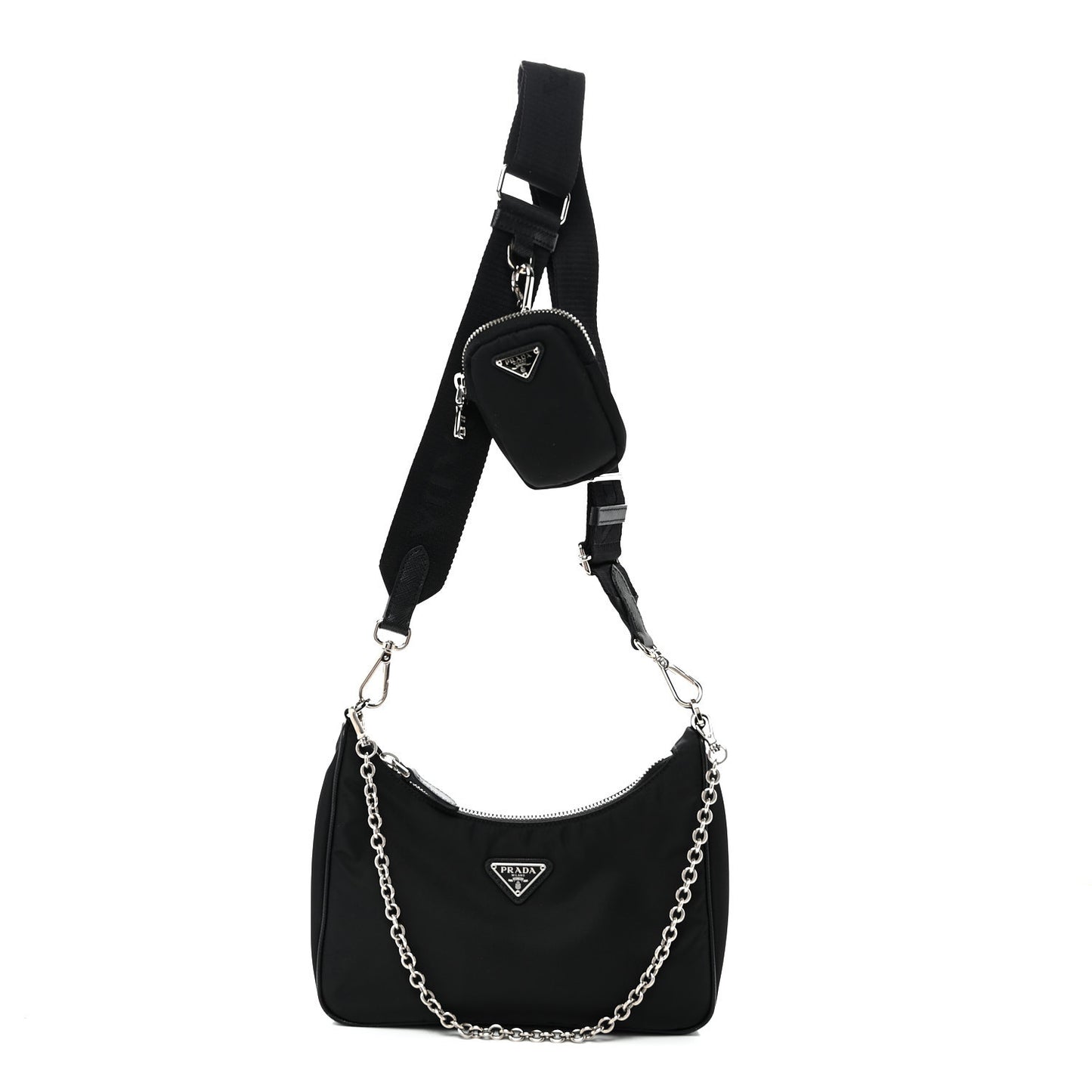 Nylon Re-Edition 2005 Shoulder Bag Black