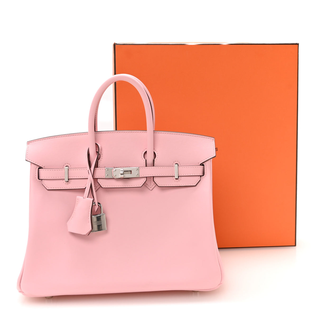 Hermes Swift Birkin 25 Rose Sakura 11 of 12