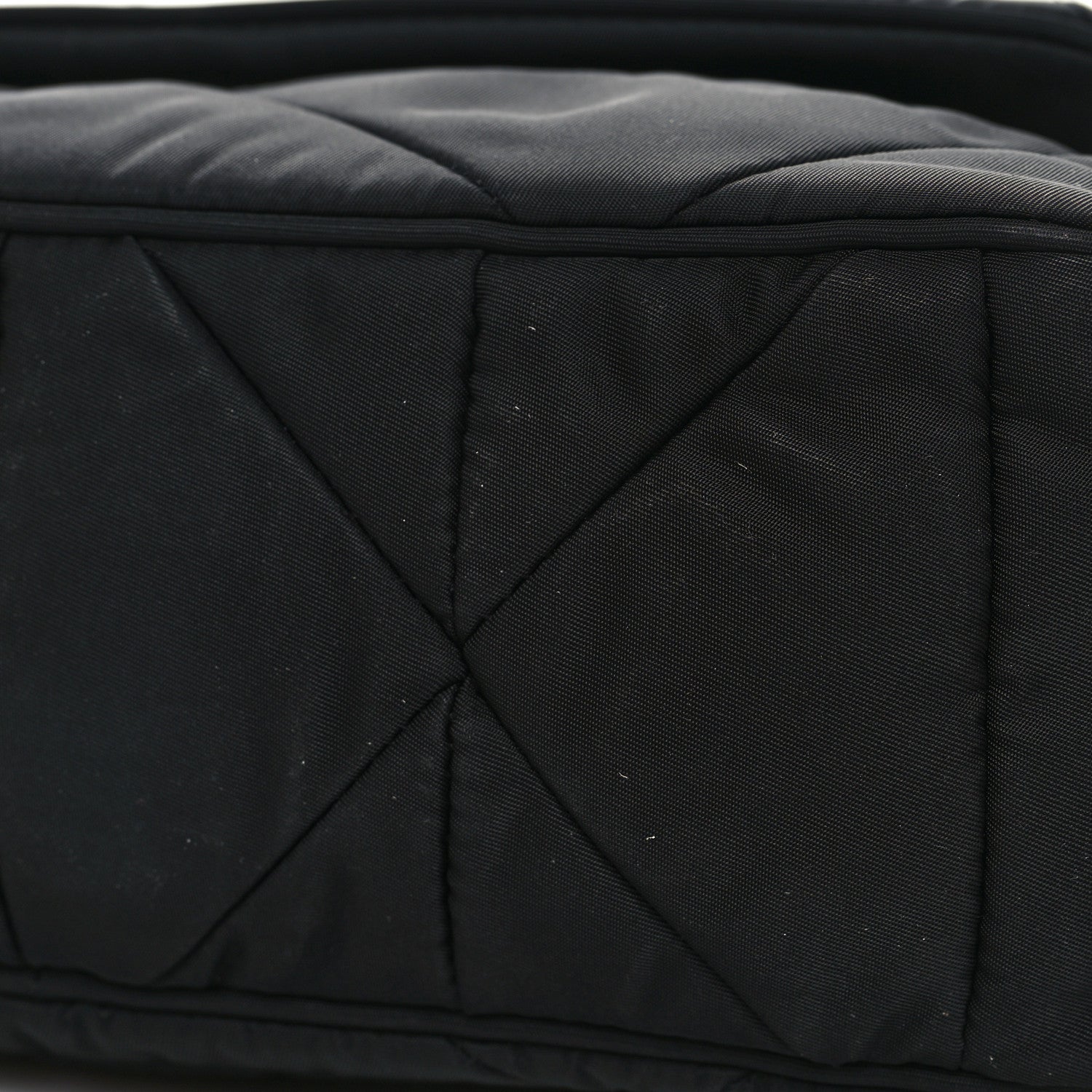 Prada Re-Nylon Quilted Padded Flap Shoulder Bag Black 11 of 12