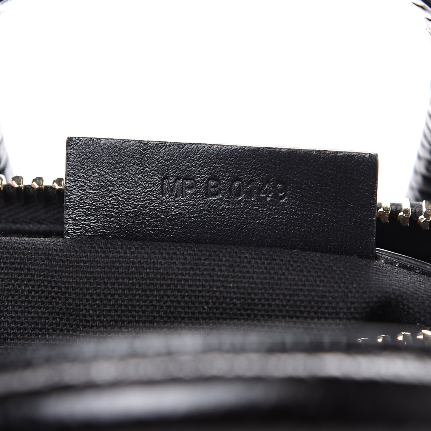 Calfskin Crocodile Embossed Mini Antigona Black