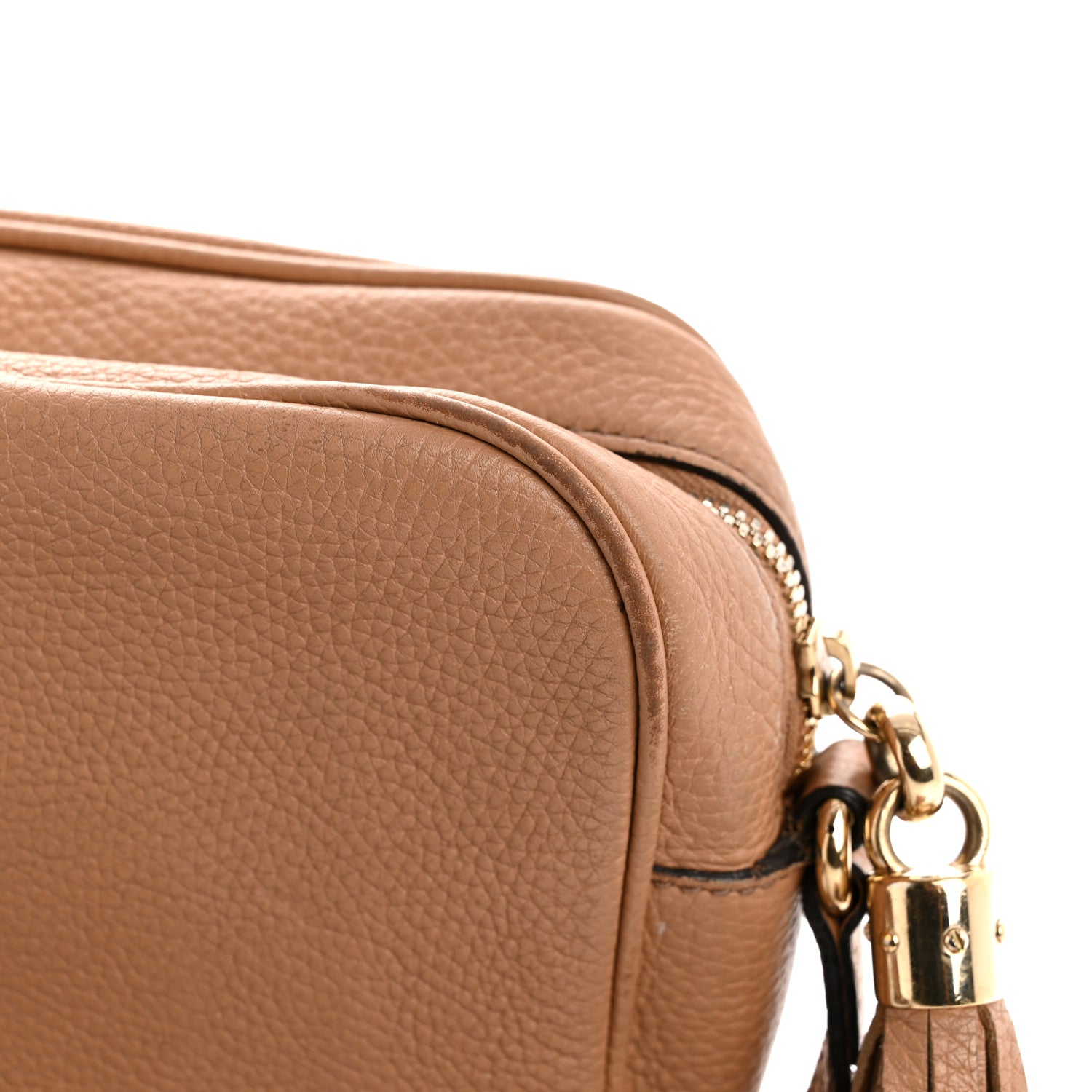 Gucci Pebbled Calfskin Small Soho Disco Bag Rose Beige 15 of 16